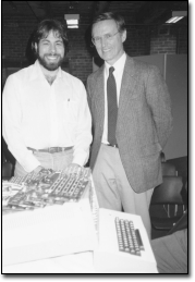 Picture of Steve Wozniak and Charles Mann